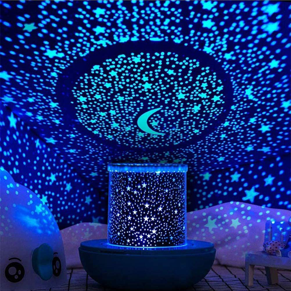 CG INTERNATIONAL TRADING Remote Control And Timer Design Seabed Starry Sky Rotating LED Star Projector For Bedroom Night Light For Kids Night Color